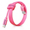 Кабель USB Adata Apple MFI Lightning-Plastic, pink