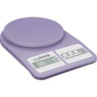 Весы кухонные LUMME LU-1345 лиловый аметист  Вид 1