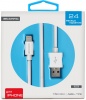 Кабель Atomic HQ-CLUB USB-LIGHTNING, 150см, 2,4А, белый, 