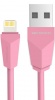 USB data-кабель Atomic  C-27i IPHONE|IPAD 8-pin, розовый