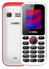 Мобильный телефон Strike A10, белый+красный