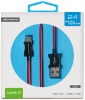 Кабель Atomic HQ-CLUB USB-TYPE C,150см, 2,4А,  черно-красный, 