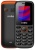 Мобильный телефон Strike A10, черный+оранжевый