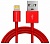 USB data-кабель Atomic  LS-06  IPHONE|IPAD 8  PIN, красный